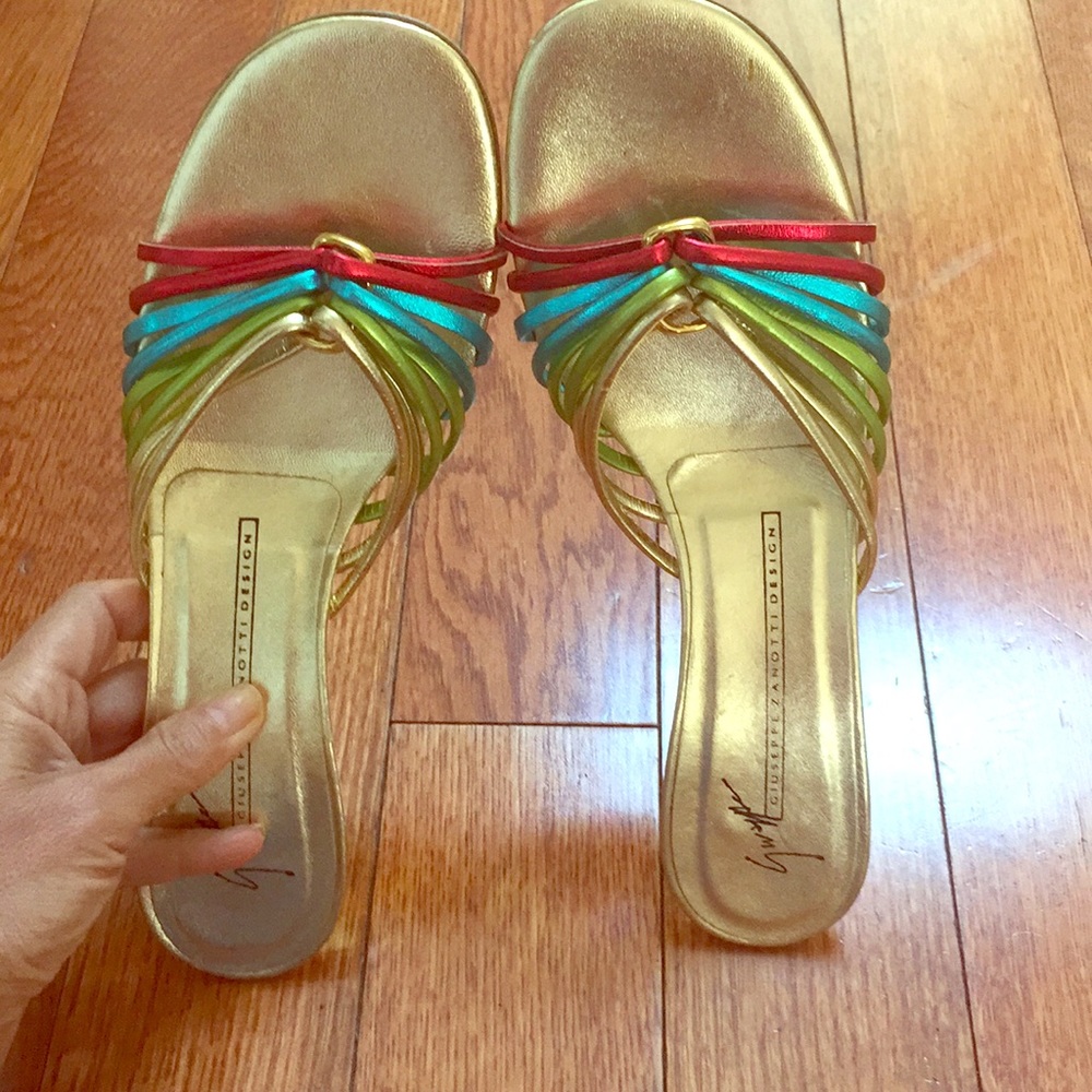 Giuseppe Zanotti kitten heel sandals